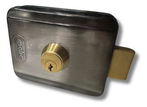 Electrocerradura Reforzada 12v Tipo Viro Para Puertas Rejas Portones Uso Manual Con Llave
