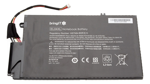 Bateria Para Notebook Hp Envy 4-1115dx 2700 Mah Preto