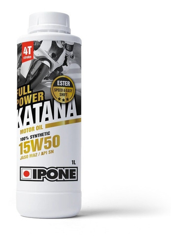 Aceite 15w50 4t Full Sintético Katana Power Ipone