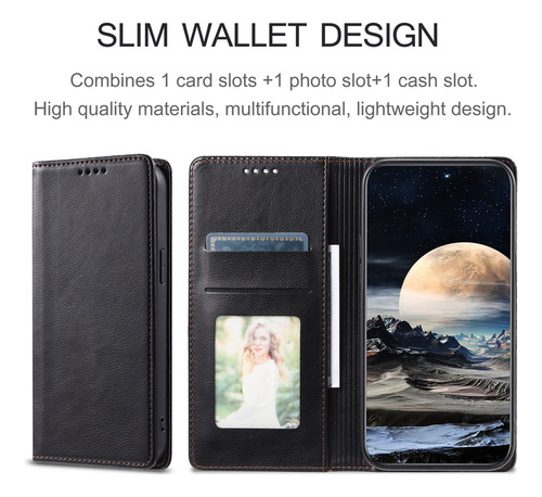 Funda Tipo Cartera For Teléfono Oppo A57 A56 A55 A54 A53