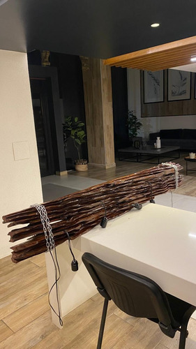 Lámparas De Roble Pellín Medidas 1,75m Y 1,65m Hechas A Mano (Usado)