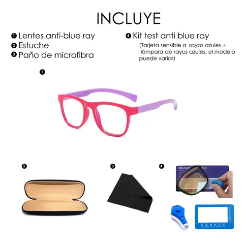 Lentes Ni os Protecci n Celular Videojuegos Tableta Blue Ray