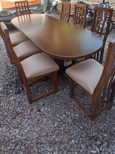 Juego De Comedor Con Mesa Extensible 