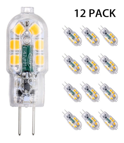 Tomshine - Bombilla Led (12 V, 3 W, G4)