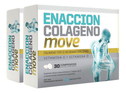 Enacción Colágeno Move X 60 Comp. Ena (promo X 2 Cajas)