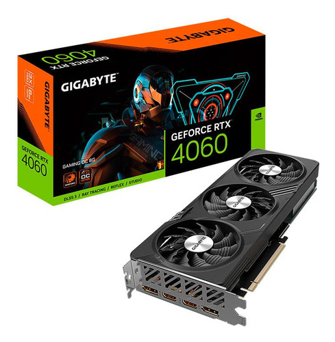 Tarjeta Gráfica Gigabyte Rtx 4060 Gaming Oc 8g Gddr6