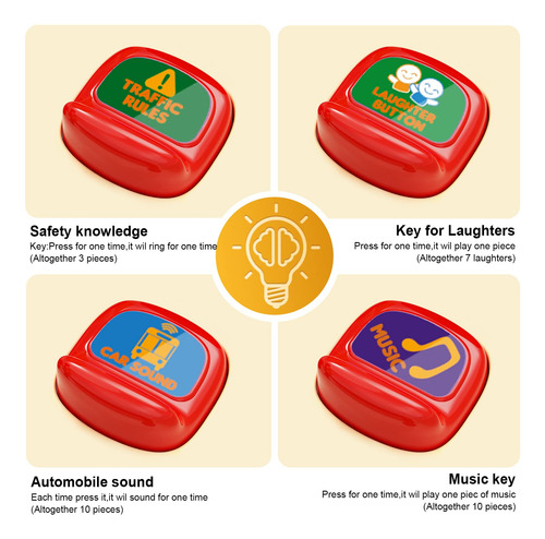 Toy School Bus Hongtuo Com Som, Luz E Direção De Simulação