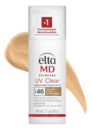 Eltamd Uv Daily Protector Solar Elta Md Acne Rosacea Tinted