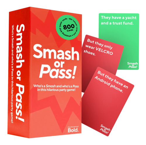 Bold. Smash Or Pass: The Hilarous Game Night - Juego De Cart