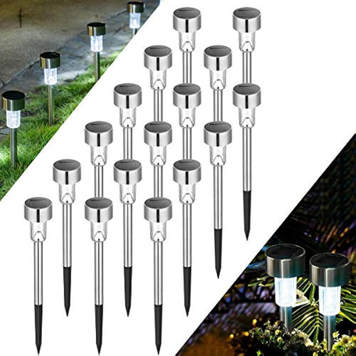 Solpex - Paquete De 16 Luces Solares Para Caminos Al Aire Li