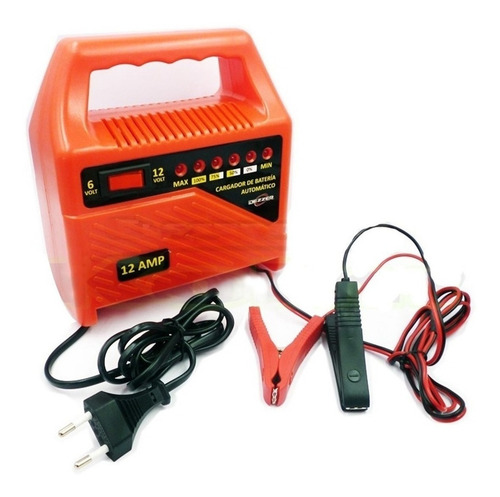 Imagen 5 de 5 de Cargador De Bateria 12 Amp Dezzer Universal 12-6 Volt Ml2313