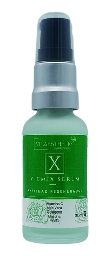 V-cmix Serum Vitamina C20% Aloe Vera Colageno Elastina Fps15