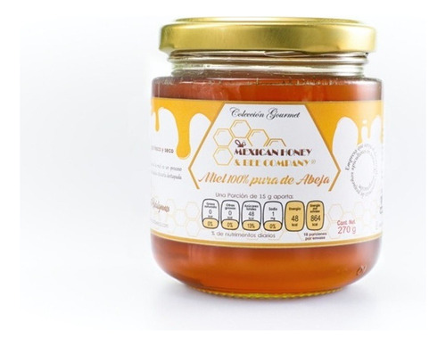 Miel De Abeja Mexican Honey & Bee Company 270 Gr