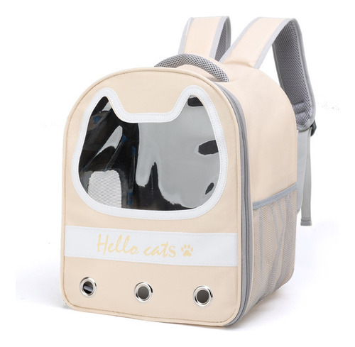 Mochila Para Gatos Pet Bag Capsule De Doble Hombro Para Exte