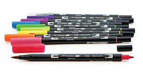 Marcadores De Doble Pincel Tombow Pen (brillante)