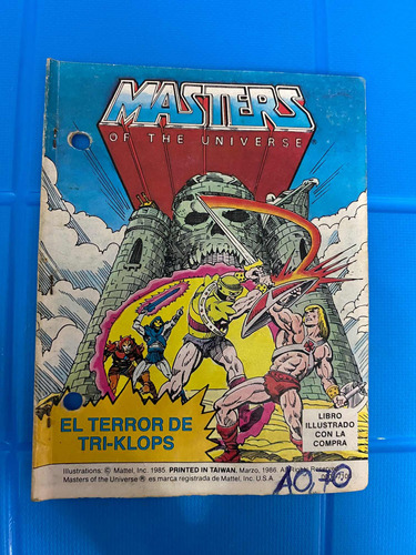 Minicomic Motu Vintage El Terror De Triklops He Man Heman