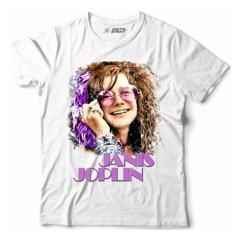 Remera Janis Joplin Rock Jazz Blues 1 Dtg Premium