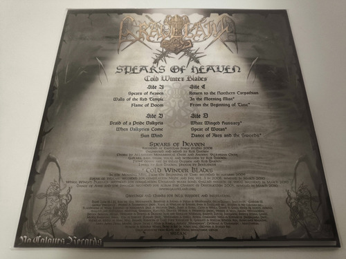 Graveland Spears Of Heaven Dlp Dissection Vothana Absurd