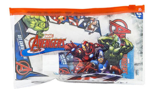 Set Avengers Cepillo + Pasta Dental + Cartuchera