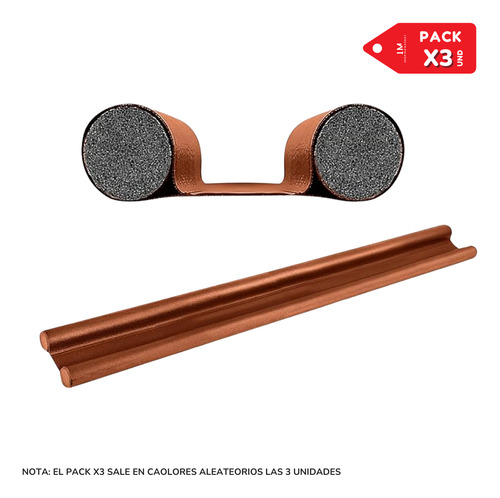 Burlete De Puerta Protector Espuma Flexible 95cm -pack X3