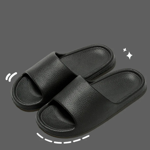 Zapatillas De Playa Para Mujer, Color Liso, Suela Gruesa Par