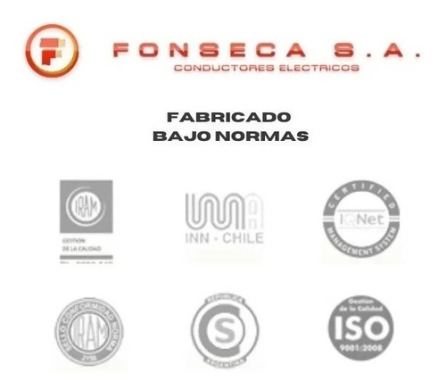 Imagen 3 de 6 de Cable Unipolar 4 Mm Celeste Normalizado X 100m Fonseca E631