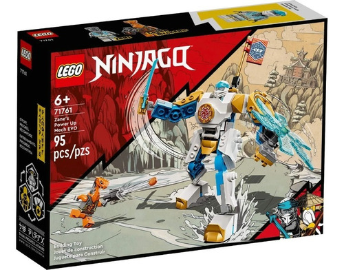 Lego Para Meninos Ninjago Robô Power Up Evo Do Zane 95 Peças