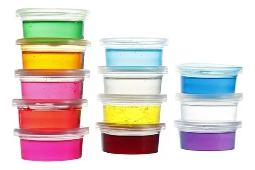 Masas Slime Pack De 12 Colores/espectacular Goma Eva Surtida