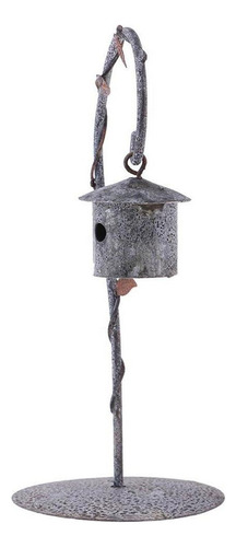 Mini Modelo De Jaula De Pájaros Con Soporte De Pies Para