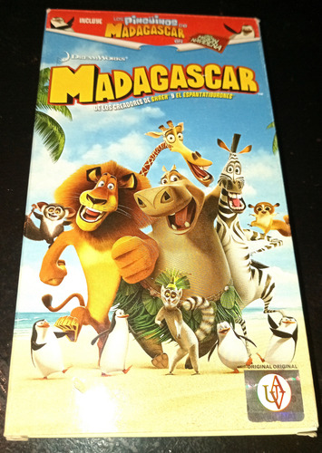 Madagascar - Dreamworks - Vhs - Varios Directores (Usado)