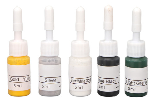 Pigmentos Para Tatuajes Brillantes Lavables 10 Colores