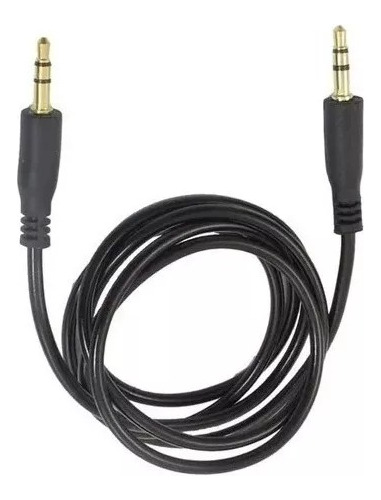 Cable Auxiliar Audio Plug 3.5mm Macho-macho 1,5mt 2u Otiesca