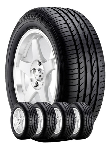 Combo 5u 185/60 R15 Turanza Er 300 Bridgestone Envío Gratis