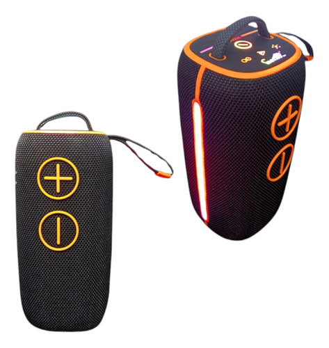 Caixa De Som Bluetooth Portátil 100w Prova D'agua El-1116 Cor Preto Usb