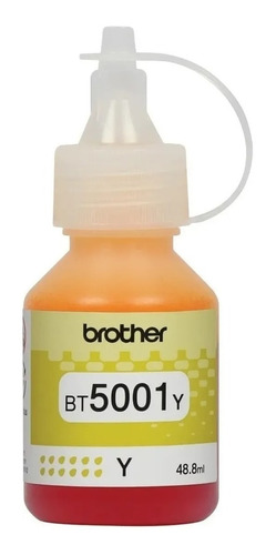 Botella De Tinta Brother Bt5001y 5001 Amarillo Original