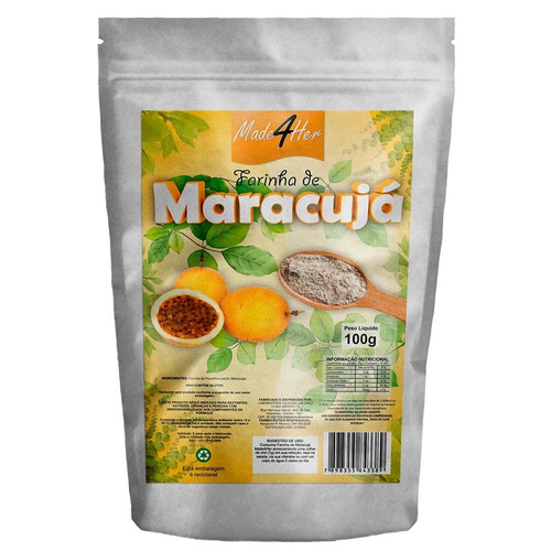 Farinha De Maracujá - 100 Gramas - Made4her