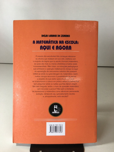 Livro A Matemática Na Escola: Aqui E Agora 2ª Edição Editora Artmed J733 (Usado)