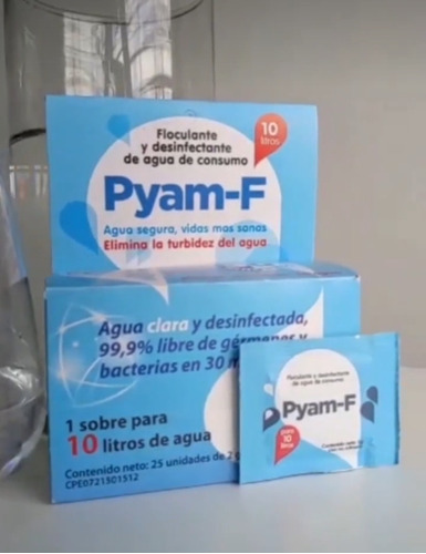 Potabilizador Y Floculante Clarificante De Agua Pyam-f 10l