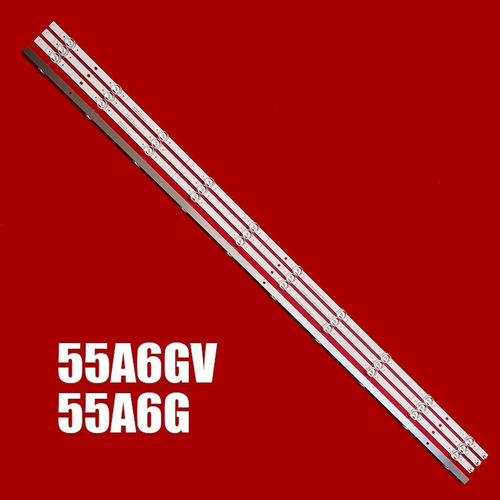 Leds Hisense 55a6g/55a6gv/55a65gv/kit Con 4 Tiras De 10 Lede