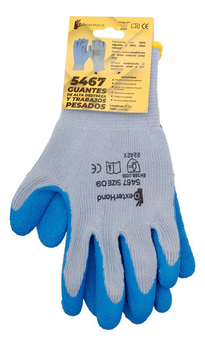 Guante De Algodon Con Palma De Latex Rugoso