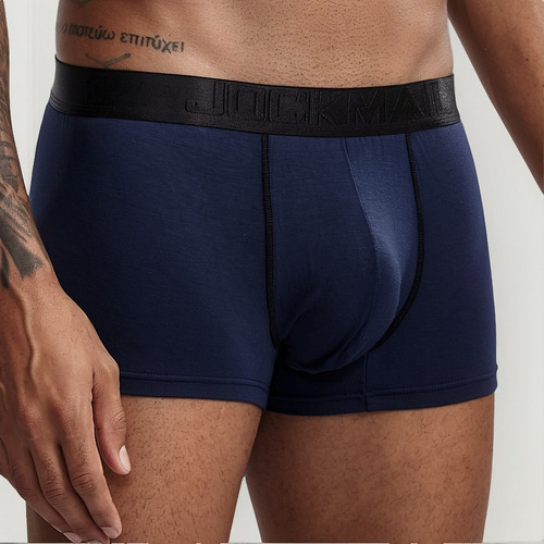 Bóxer Con Nalgas Convexas En U Con Bolsillo De Malla A La Mo