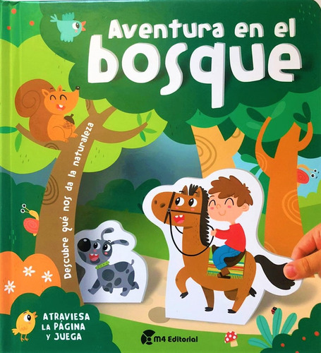 Aventura En El Bosque - Atraviesa La Pagina Y Juega - Carton