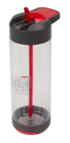 Garrafa Move Up! Volkswagen Cinza/vermelho - 750 Ml