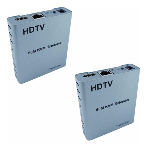 Conector Hdmi A Lan Rj-45 60 Mts Extensor 2 Transformadores