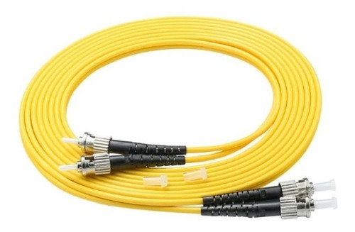 Jumper Fibra Optica St-st Upc Monomodo 9/125 Duplex 5 Metros