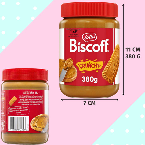 Crema Untable Lotus Biscoff Galleta Caramelizad Crunchy 380g