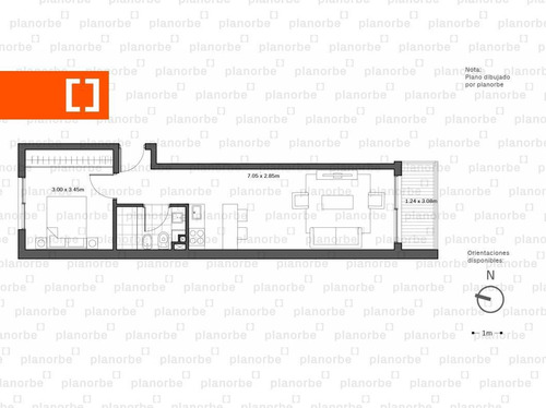 Venta De Apartamento Obra Construcción 1 Dormitorio En Pocitos Nuevo, Beone Lamas Unidad 105