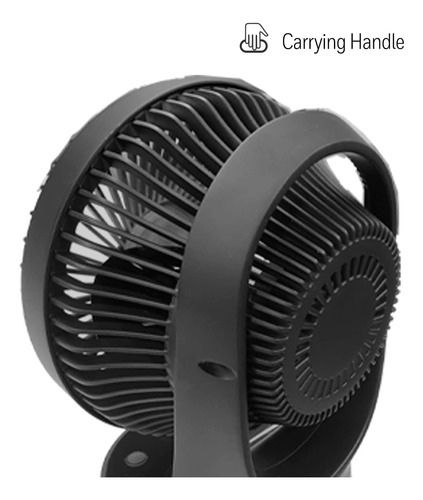 Ventilador De Mesa Oscilante Silencioso Negra 5 Niveles Pote 0 Mm Frecuencia Color De La Estructura Color De Las Aspas Material De Las Aspas 0