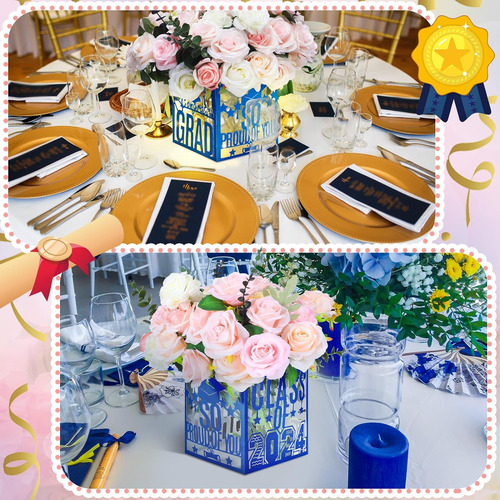 Centros De Mesa De Graduación Para Clase De 2024, Decoracion