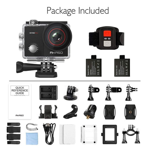 Imagen 1 de 9 de Camara Similar A Gopro / Akaso Ek7000 Pro 4k Resiste Agua